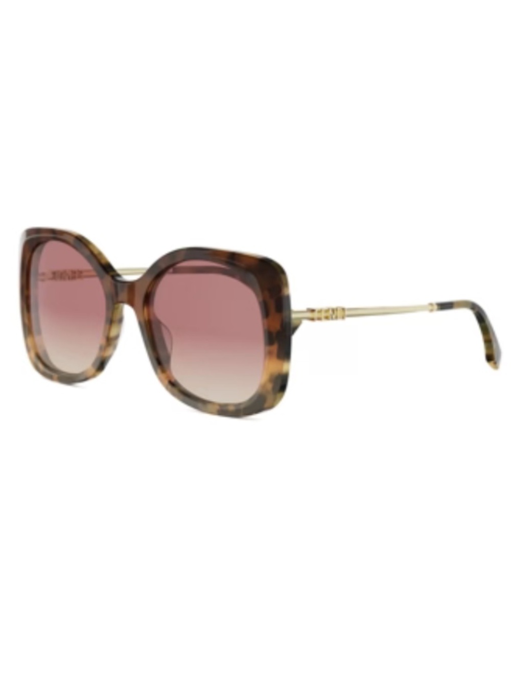 Fendi Fendigraphy 40201I 55Z Havana Rose Gradient Sunglasses FE40201I